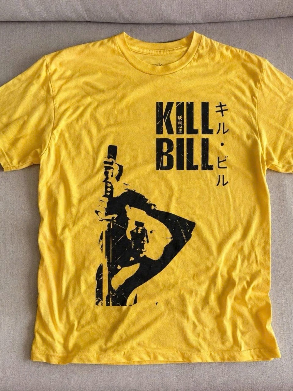 Kill Bill Graphic Tee - Yellow Men’s Shirt